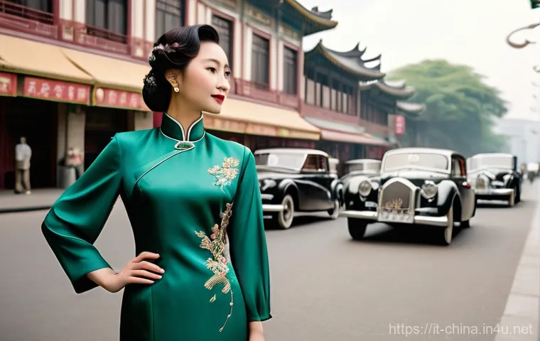 중국의 유명한 전통 의상 치파오 - **Prompt for "Classic Shanghai Elegance"**:
"A graceful Chinese woman in her late 20s, exuding t...