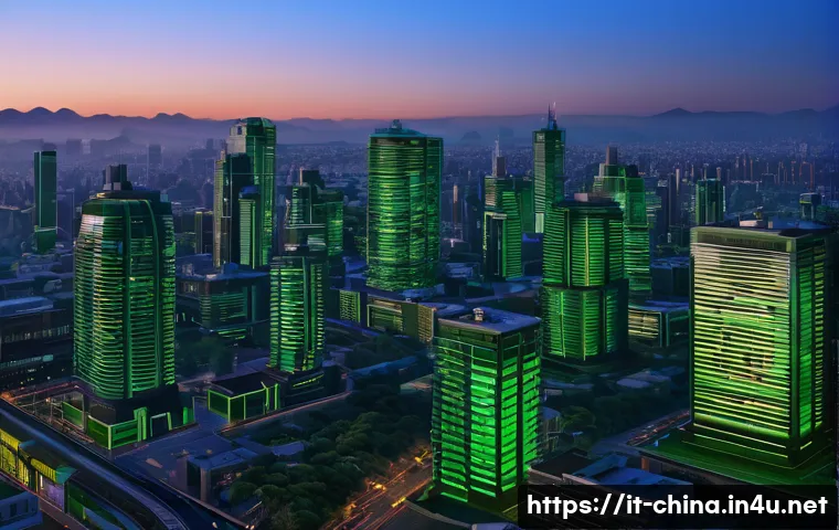 중국 환경오염 실태와 대책 - Image Prompt 1: The Dawn of a Green Metropolis**